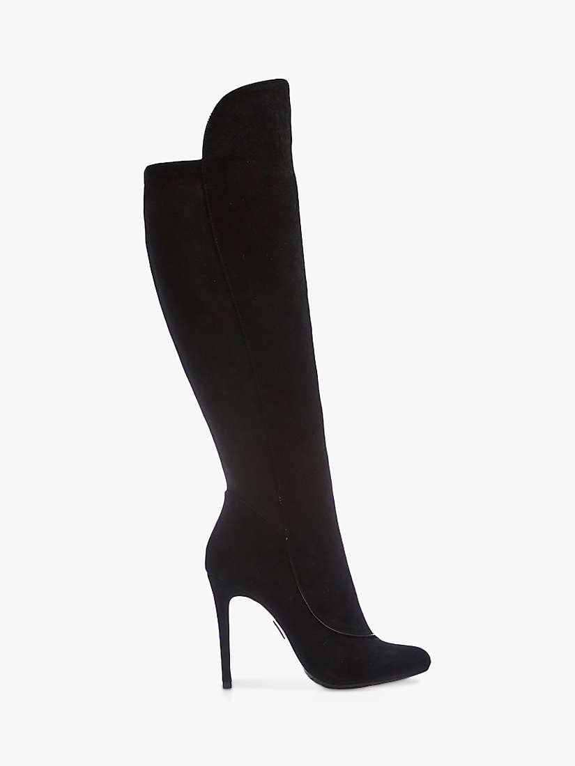 Buy Moda in Pelle Savi Suede Knee High Boots, Black Online at johnlewis.com