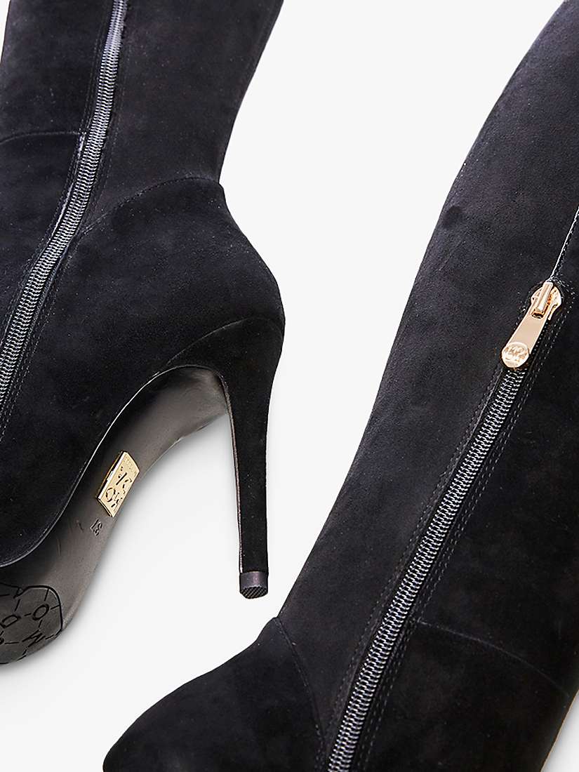 Buy Moda in Pelle Savi Suede Knee High Boots, Black Online at johnlewis.com