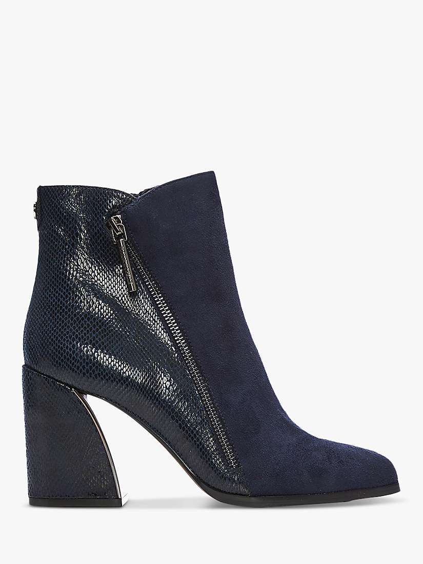 Buy Moda in Pelle Amy Block Heel Ankle Boots, Navy Online at johnlewis.com