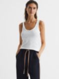 Reiss Violet Scoop Neck Vest Top