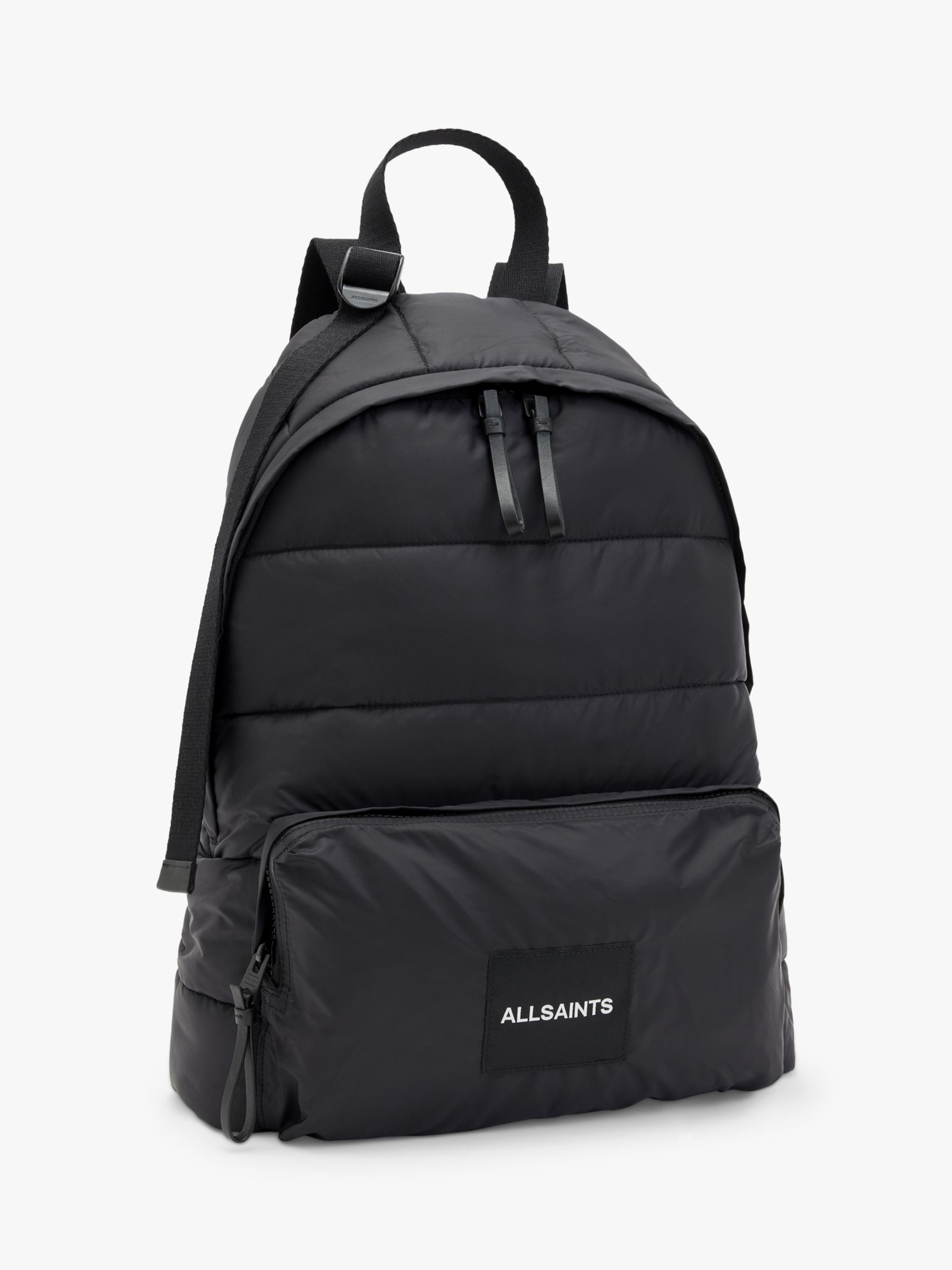 AllSaints Zone Quilted BackPack, Black