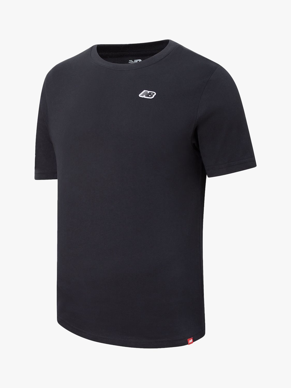 New Balance Men's Small Logo T-Shirt, Black at John Lewis & Partners