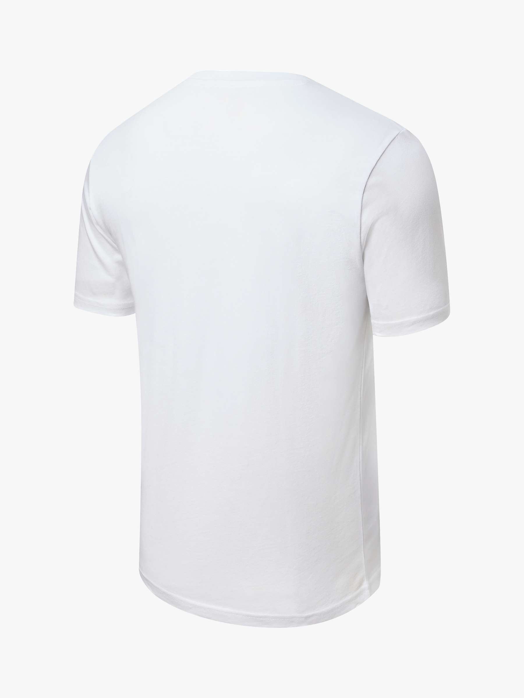 New Balance Men's Small Logo T-Shirt, White at John Lewis & Partners