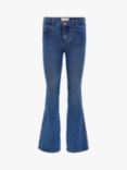ONLY Kids' Konroyal Skinny Flare Jeans, Med Blue Denim