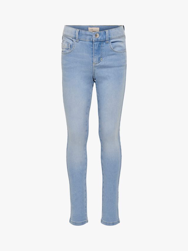 ONLY Kids' Konroyal Skinny Jeans, Light Blue Denim, 6 years