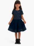 Angel & Rocket Kids' Ava Sequin Tutu Dress, Teal, Teal