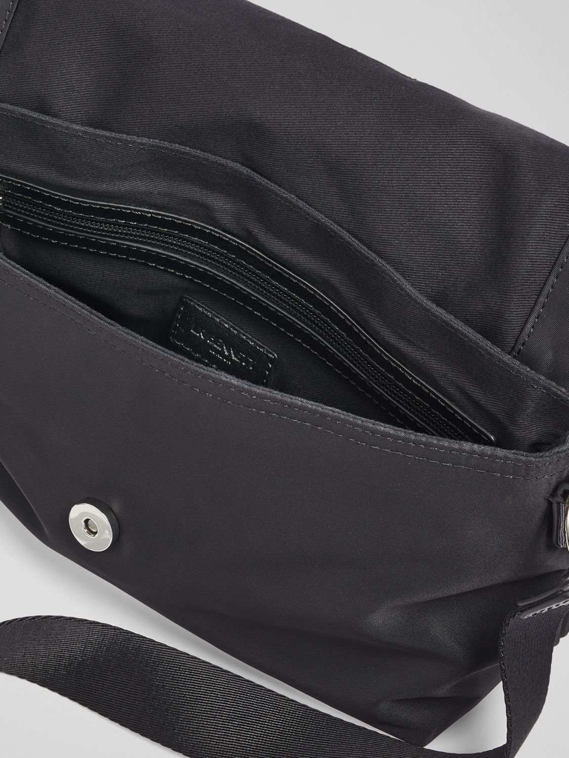 L.K.Bennett Rain Shoulder Bag, Black at John Lewis & Partners