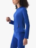 Closet London Zip Up Sports Jacket, Cobalt Blue