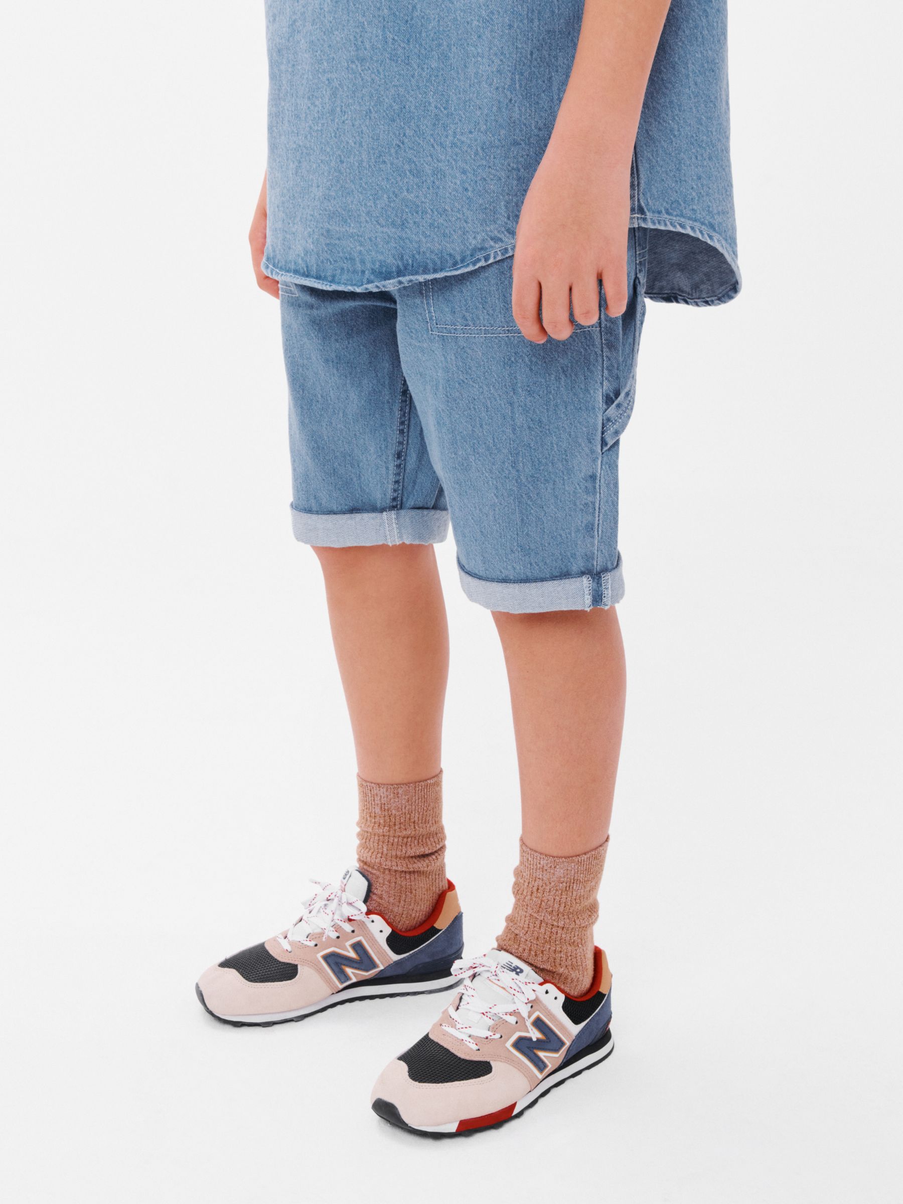 Carpenter Denim Shorts - Luxury Blue