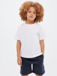 John Lewis ANYDAY Kids' Plain Cotton Short Sleeve T-Shirt