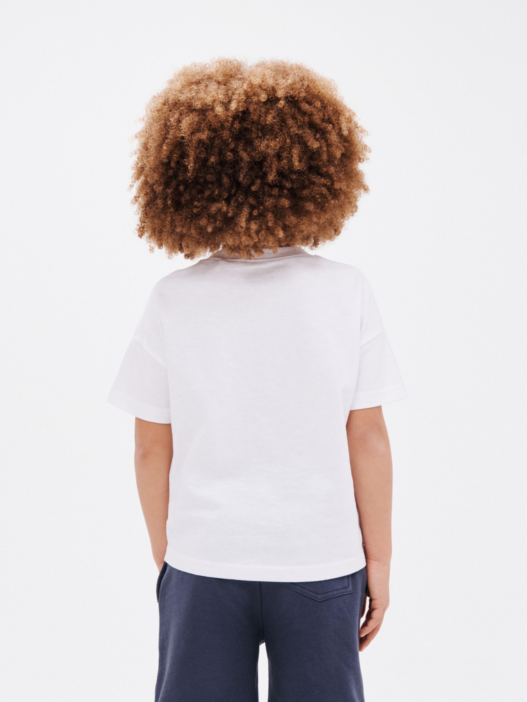 Buy John Lewis ANYDAY Kids' Plain Cotton Short Sleeve T-Shirt Online at johnlewis.com