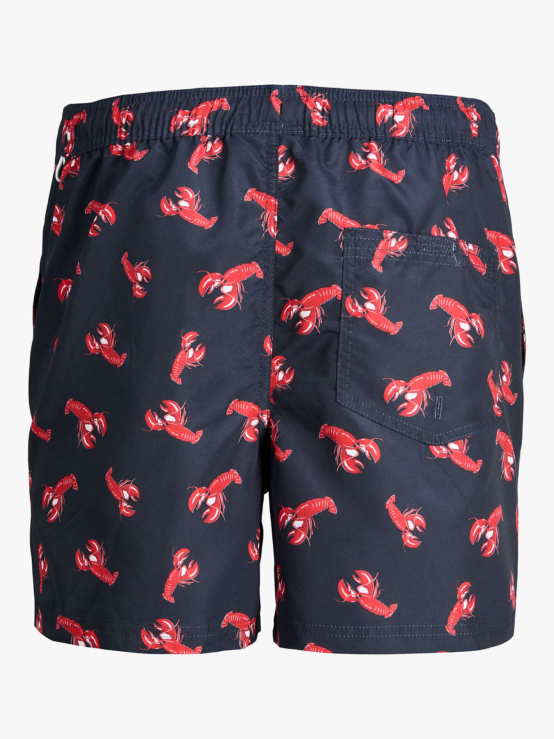 Buy Jack & Jones Kids' Lobster Print Swim Shorts, Navy Online at johnlewis.com