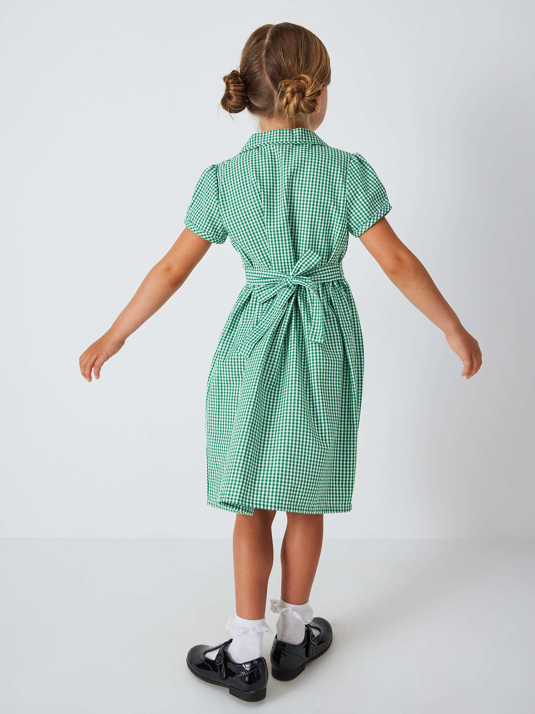 Buy John Lewis School Belted Gingham Checked Summer Dress Online at johnlewis.com