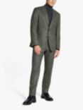 Moss Tailored Fit Flannel Suit Jacket, Green