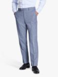 Moss Regular Fit Flannel Suit Trousers, Blue