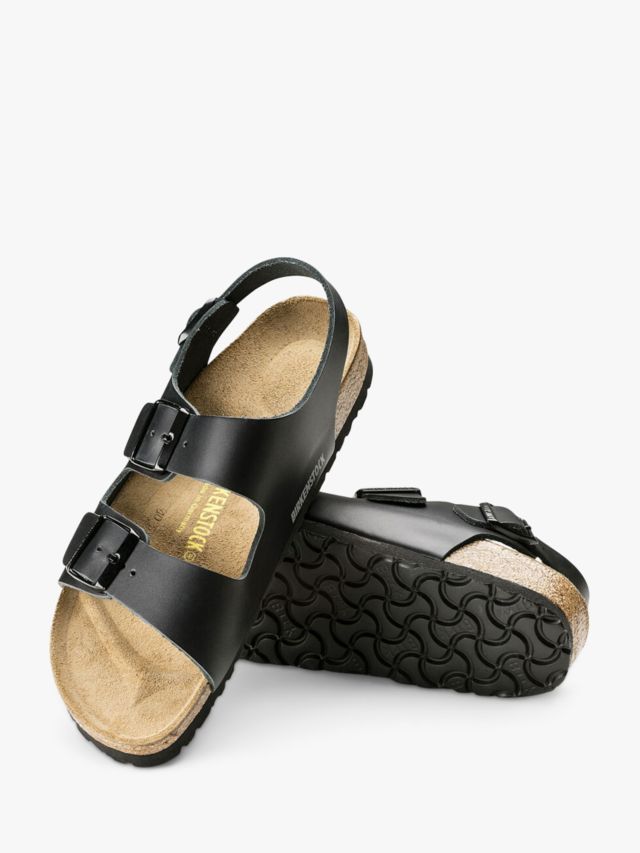 Birkenstock milano black discount leather