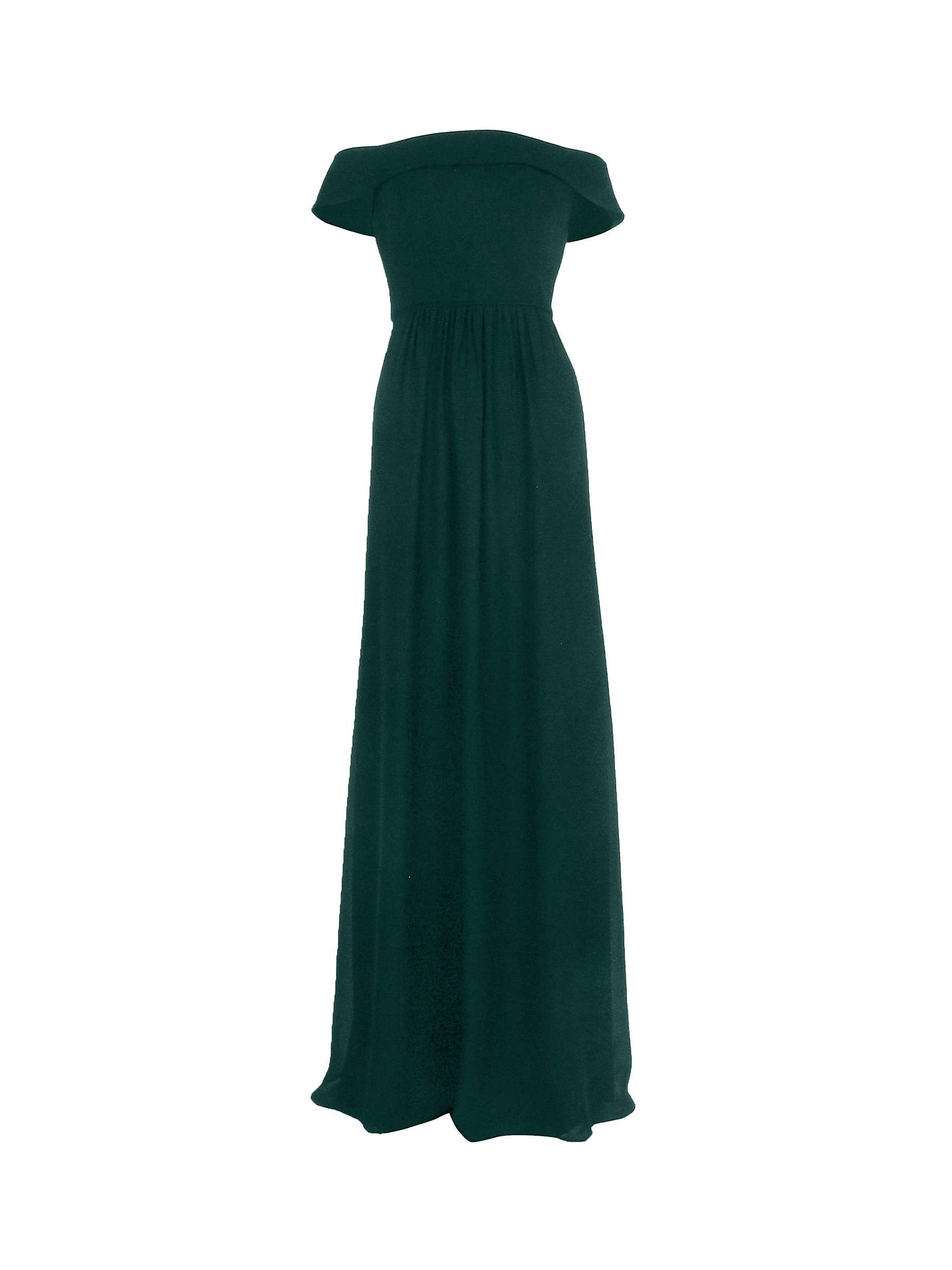 Buy Adrianna Papell Crepe Chiffon Maxi Dress, Hunter Online at johnlewis.com