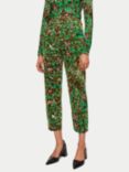 Jigsaw Baroque Arms Printed Cord Jeans, Green