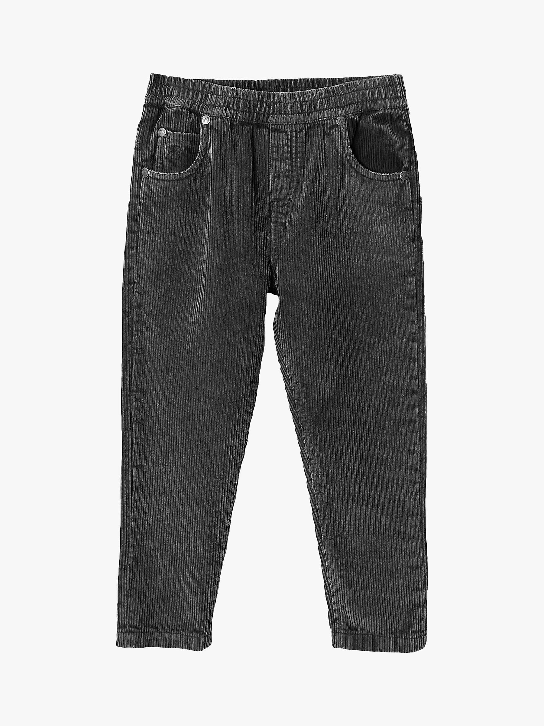 Buy Angel & Rocket Kids' Andre Cotton Corduroy Joggers, Navy Online at johnlewis.com