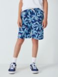 John Lewis Kids' Palm Print Shorts, Blue