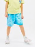 John Lewis Kids' Tie Dye Jersey Shorts, Blue