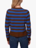 Whistles Stripe Wool Jumper, Blue/Multi