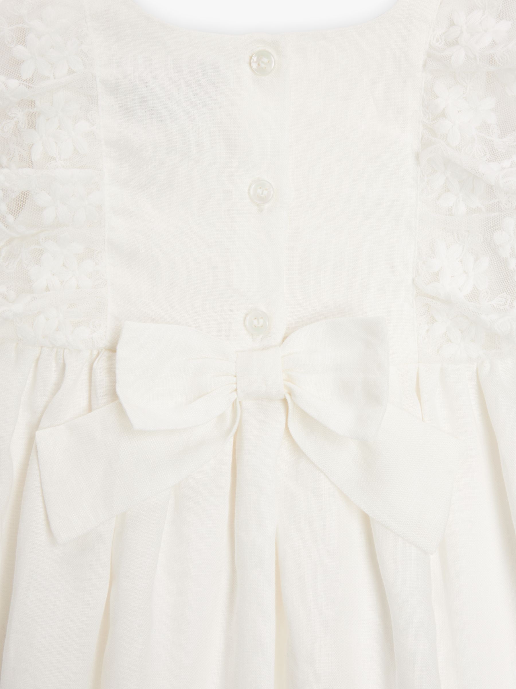 John Lewis Heirloom Collection Baby Linen Christening Dress & Bloomer ...