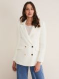 Phase Eight Auden Boucle Blazer, Cream