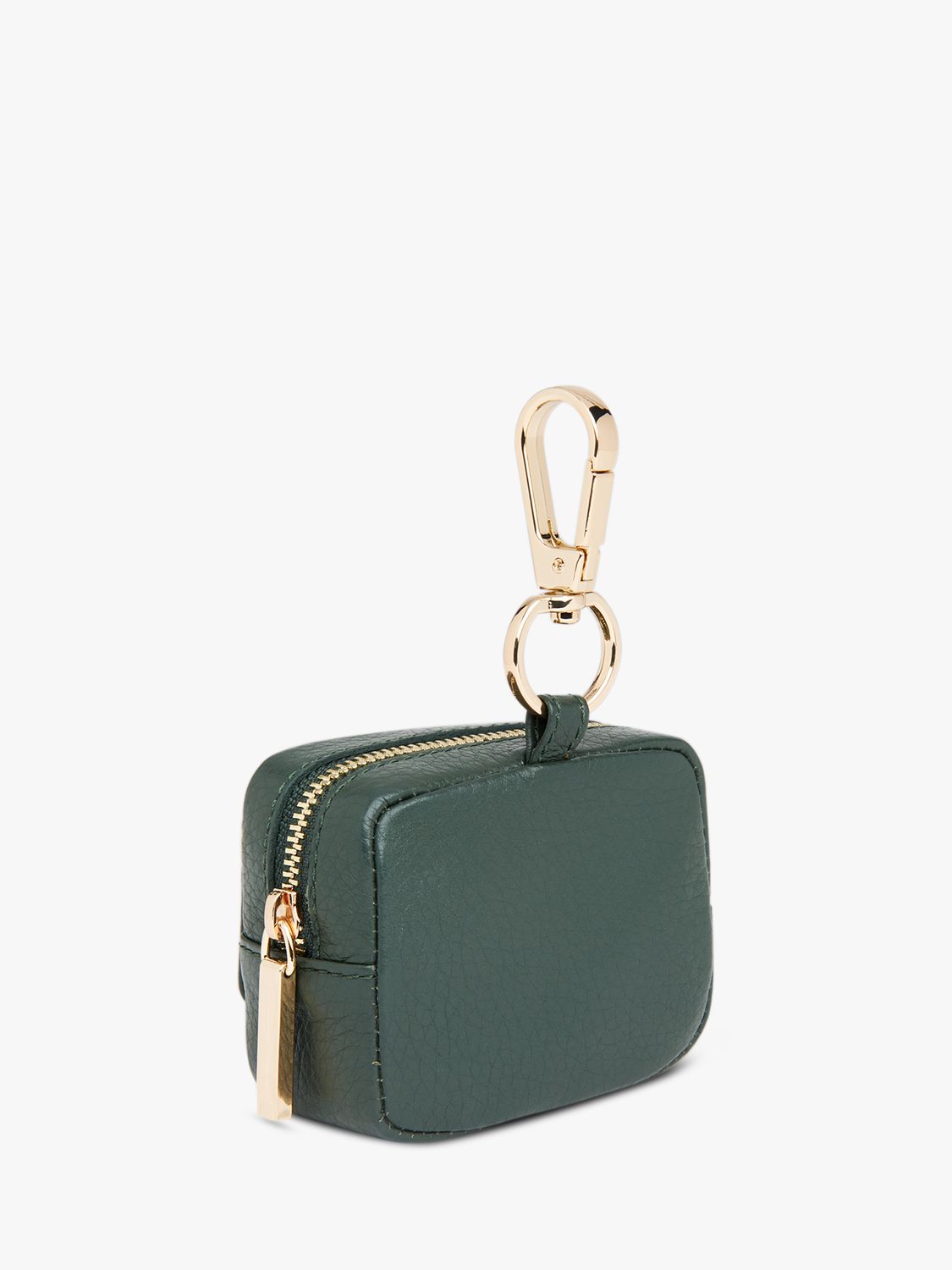 Whistles Bibi Mini Keyring Bag, Green, One Size