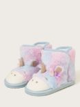 Monsoon Kids' Rainbow Unicorn Slipper Boots, Multi