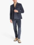 Moss Slim Fit Cord Suit Jacket, Teal