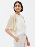 See By Chloé Smock Sleeve Embellished T-Shirt, Crystal White