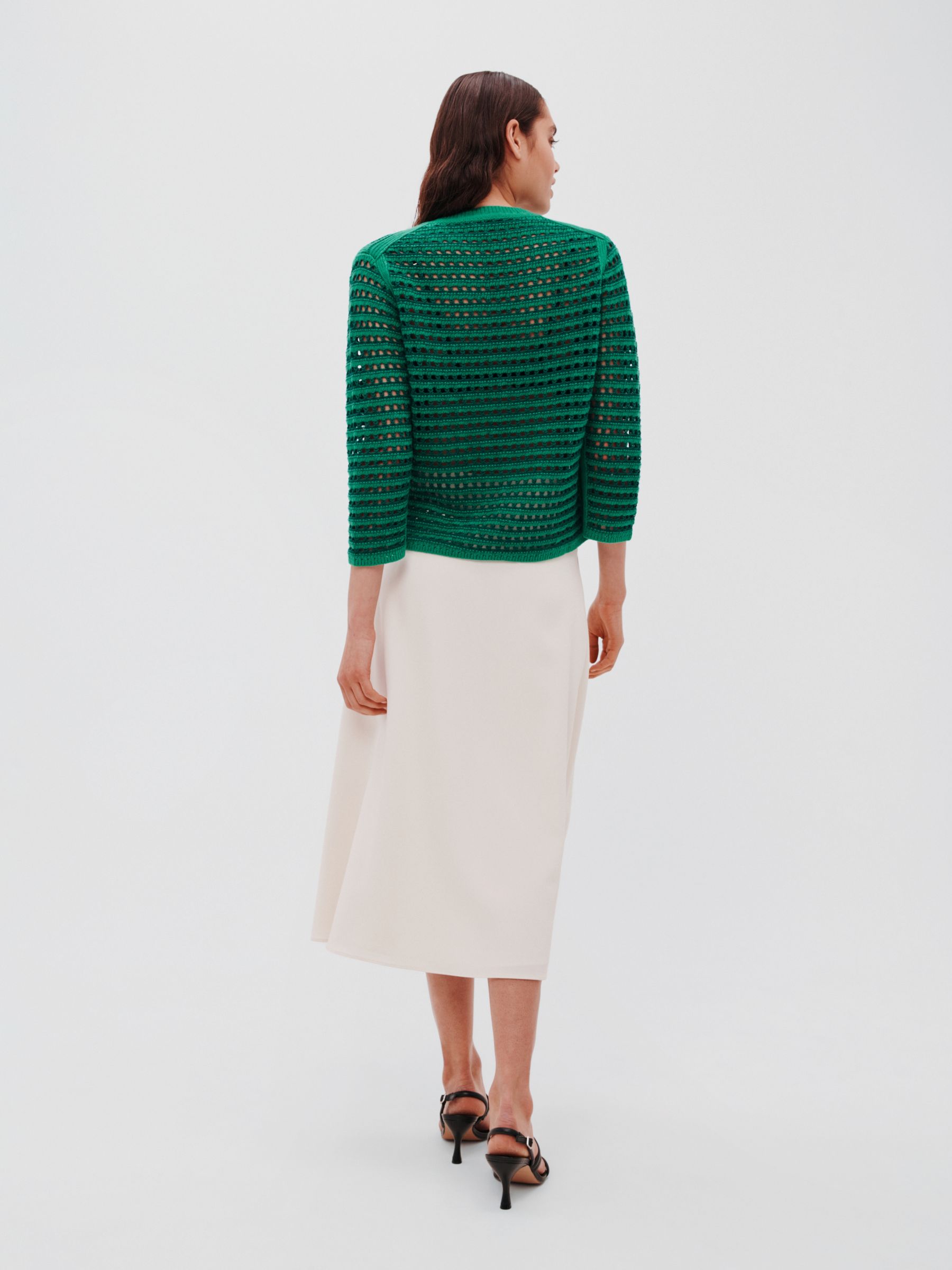 Buy See By Chloé Crochet Knit Jumper, Lively Pine Online at johnlewis.com