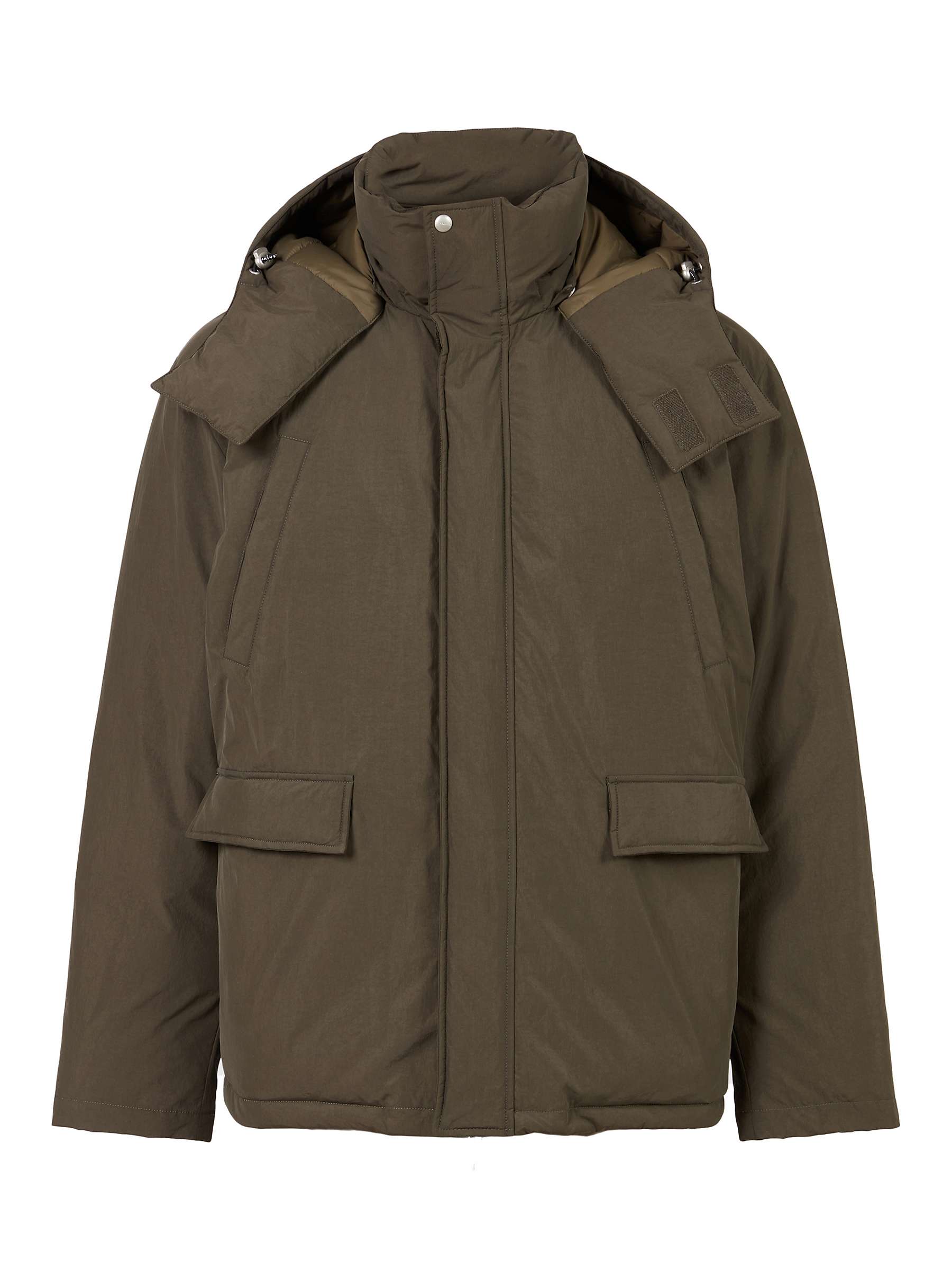 Buy AllSaints Chalk Quilted Jacket, Light Khaki Online at johnlewis.com