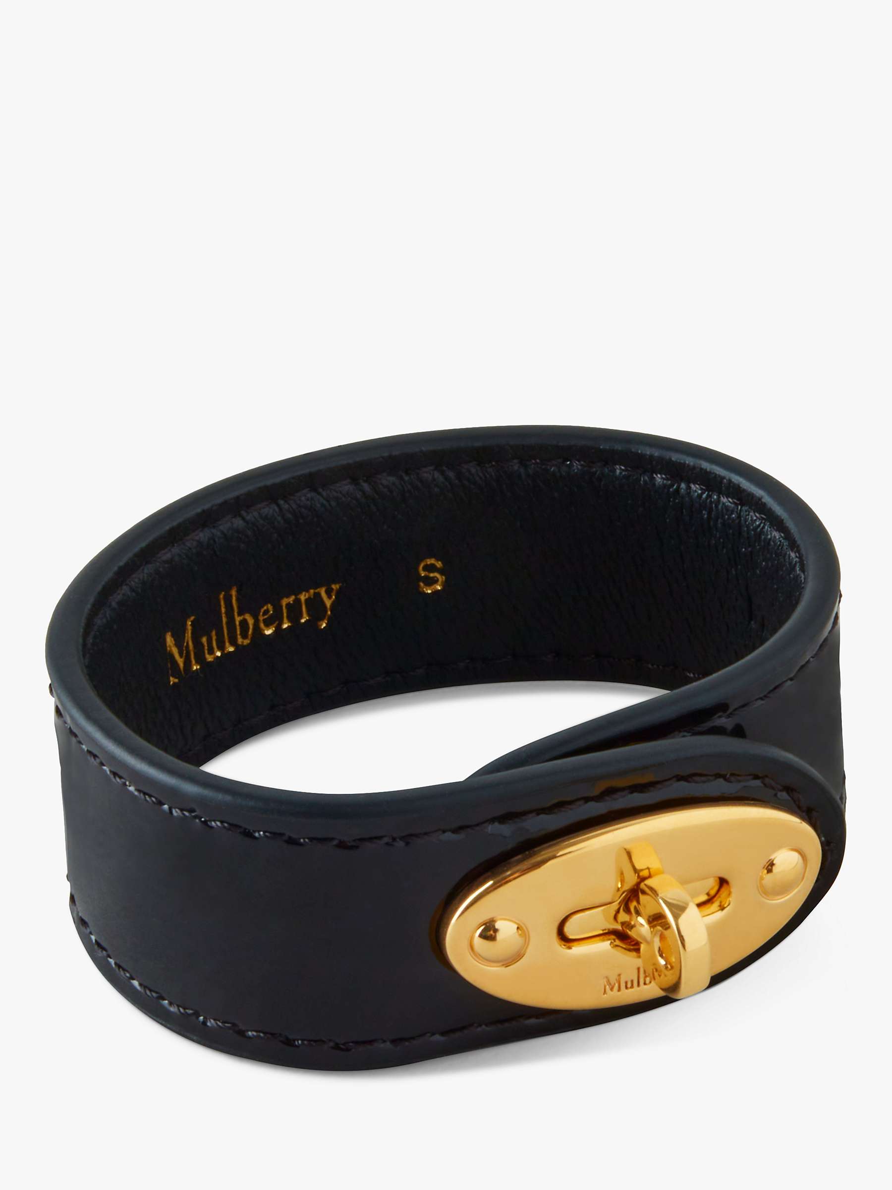 Buy Mulberry Bayswater Leather & Metal Bracelet Online at johnlewis.com