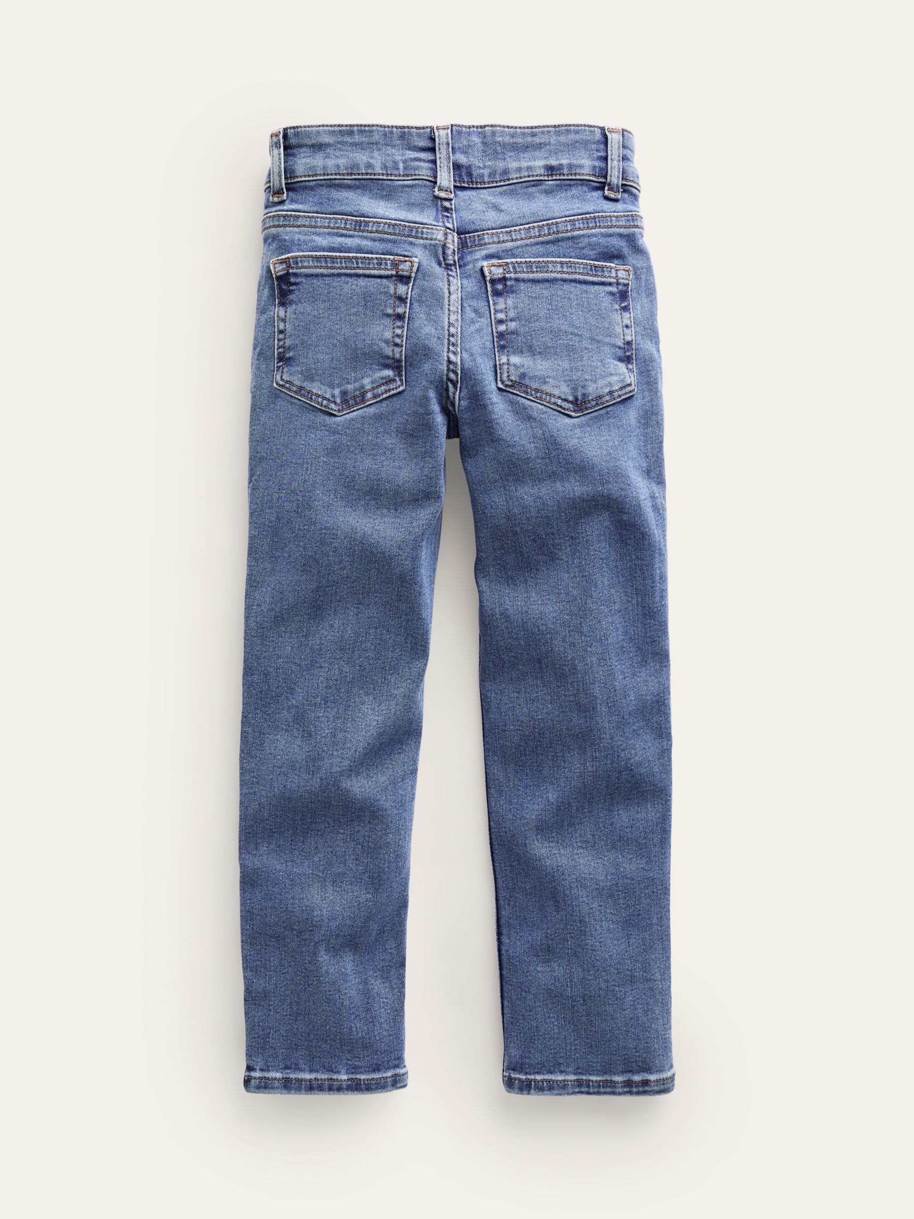 Mini Boden Kids' Adventure-Flex Slim Fit Jeans, Mid Vintage, 3 years