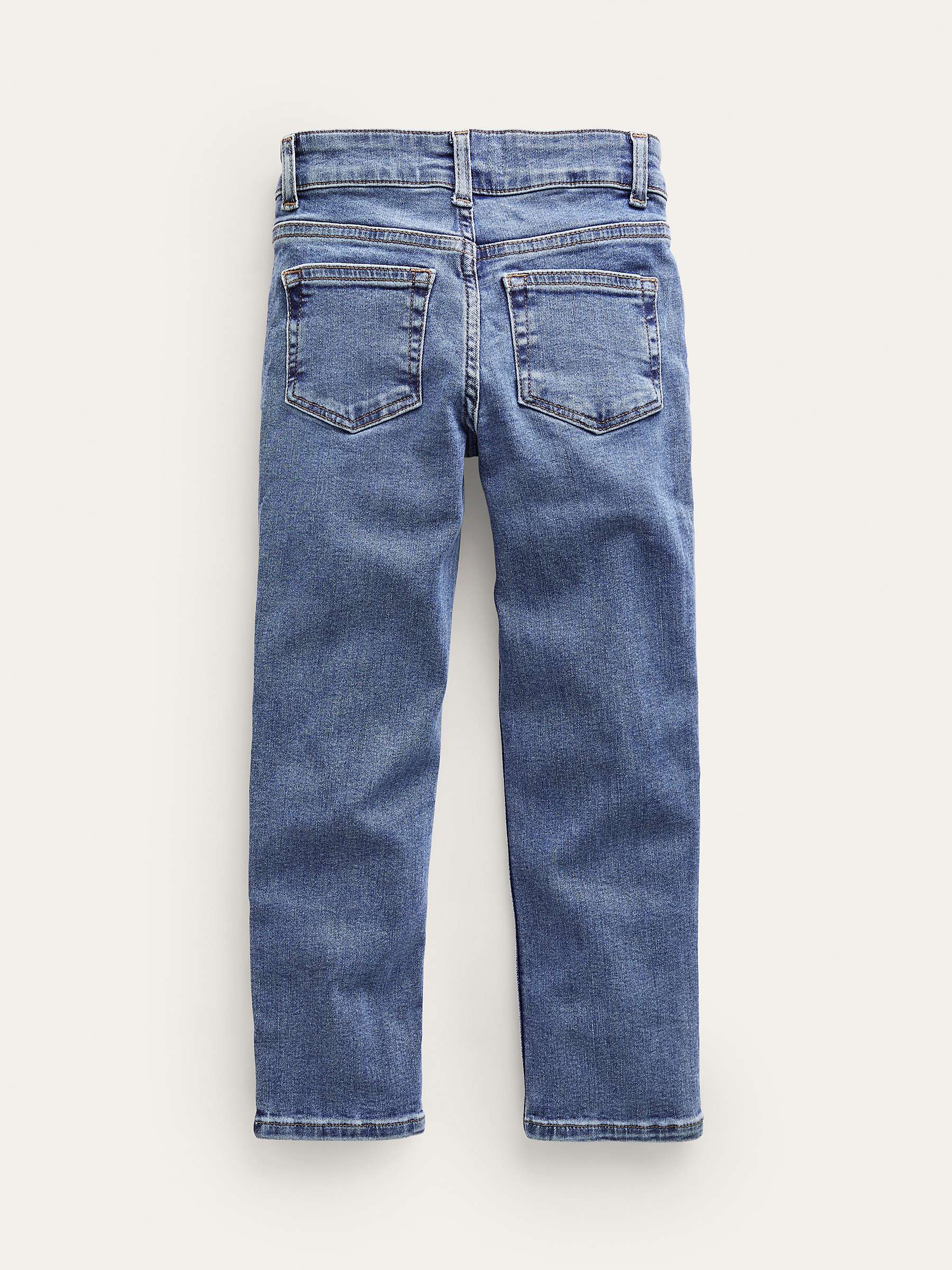 Buy Mini Boden Kids' Adventure-Flex Slim Fit Jeans, Mid Vintage Online at johnlewis.com
