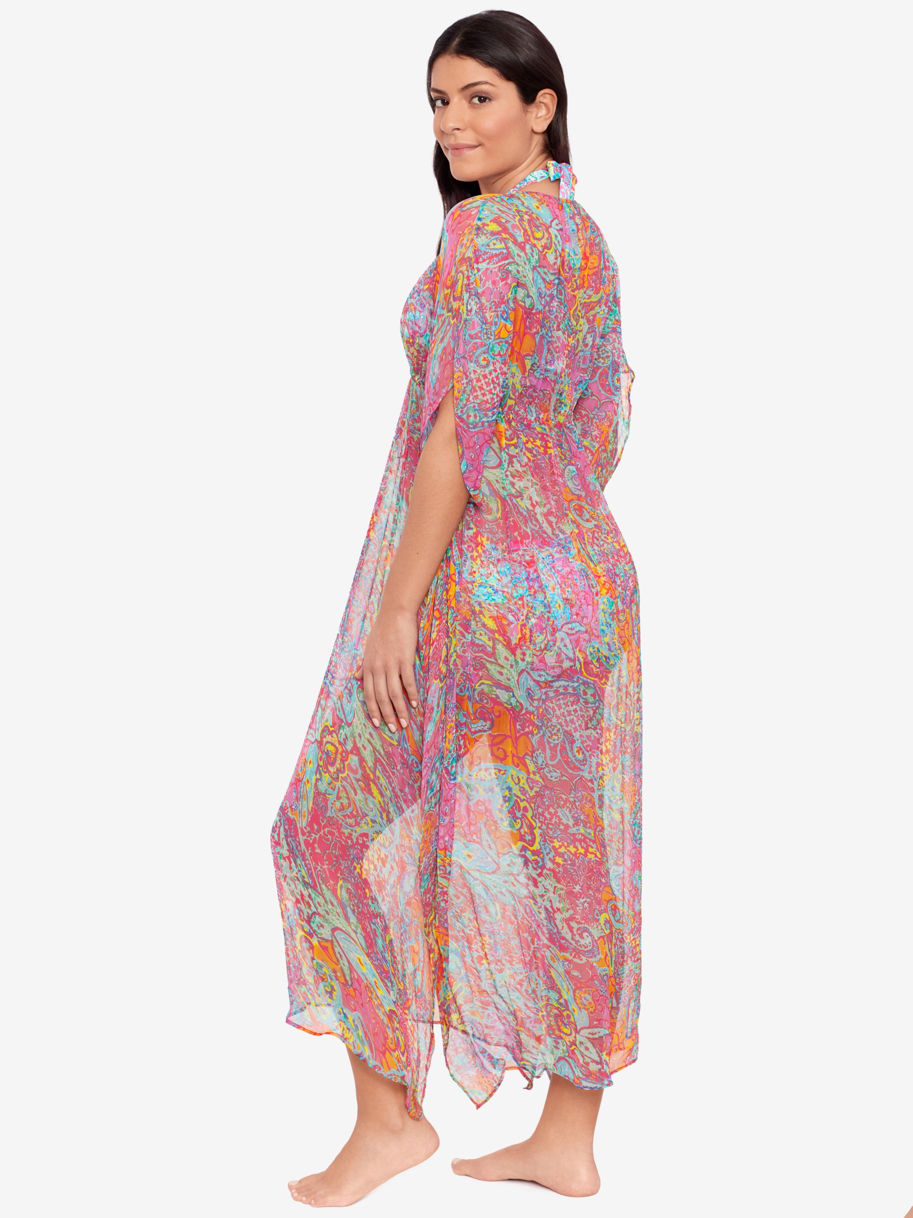 Lauren Ralph Lauren Amara Patchwork Midi Kaftan, Multi at John Lewis &  Partners