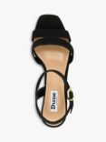 Dune Molten Suede Platform Sandals