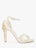Dune Bridal Collection Marry High Heel Satin Sandals, Ivory, Ivory-satin