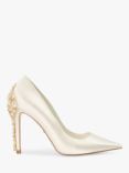 Dune Bridal Collection Boutiques Satin High Heel Court Shoes, Ivory