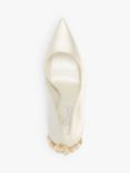 Dune Bridal Collection Boutiques Satin High Heel Court Shoes, Ivory