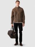 Rodd & Gunn Mandeville Suede Goatskin Leather Jacket, Seal