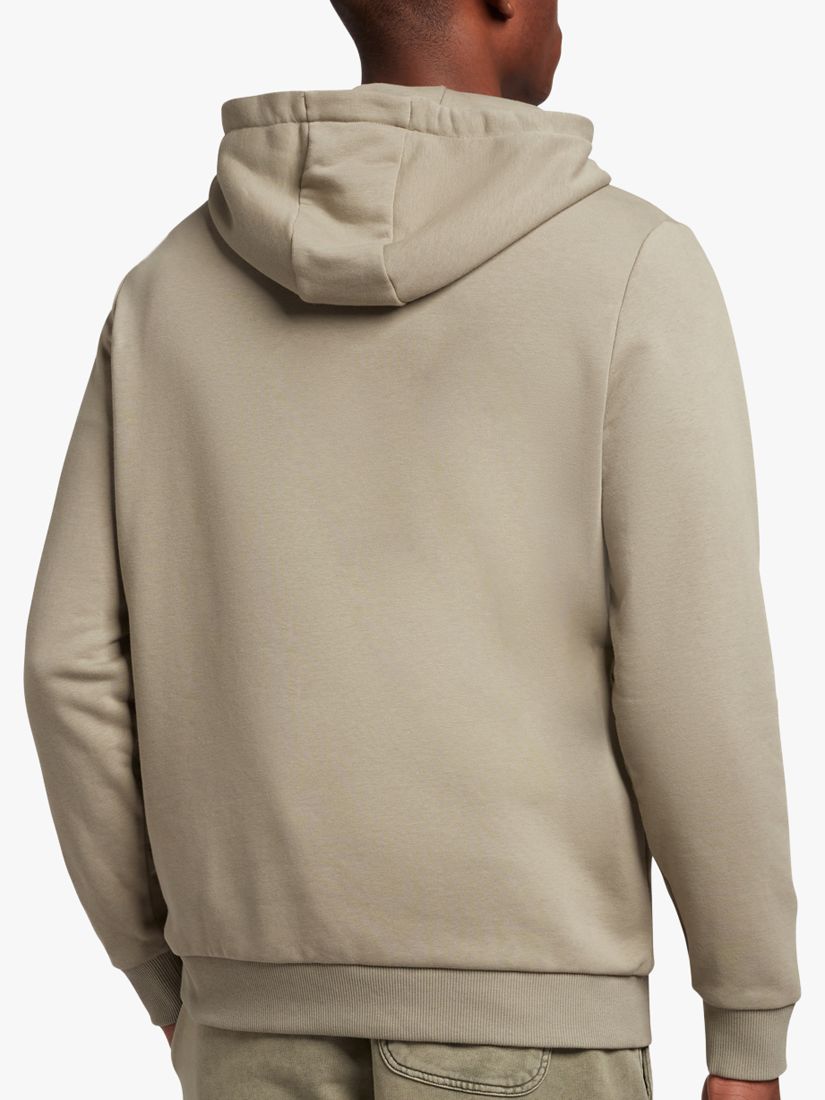 Lyle & Scott Washed Hoodie, W783 Khaki Smoke