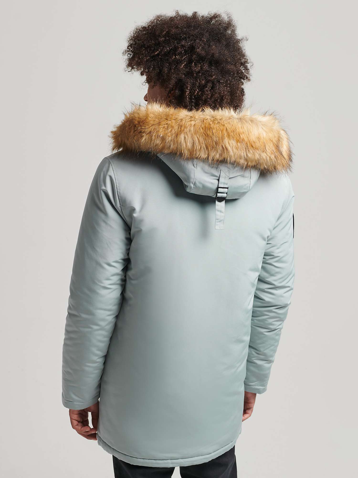 Buy Superdry Hooded Everest Faux Fur Parka Online at johnlewis.com