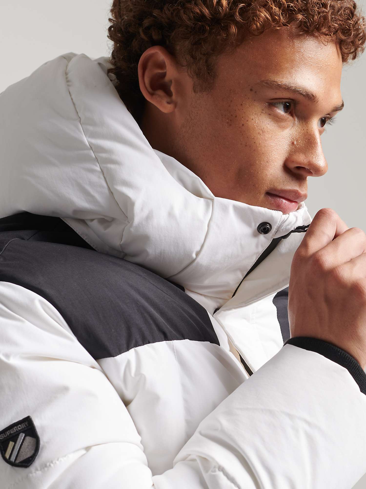 Buy Superdry Hooded Box Quilt Puffer Jacket Online at johnlewis.com