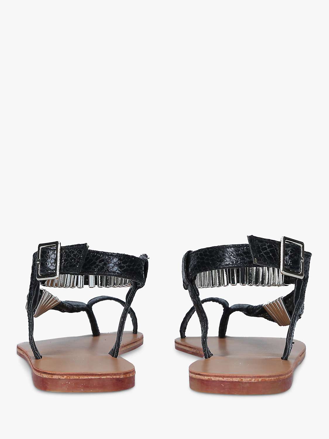 Buy Carvela Klipper Sandals, Black Online at johnlewis.com