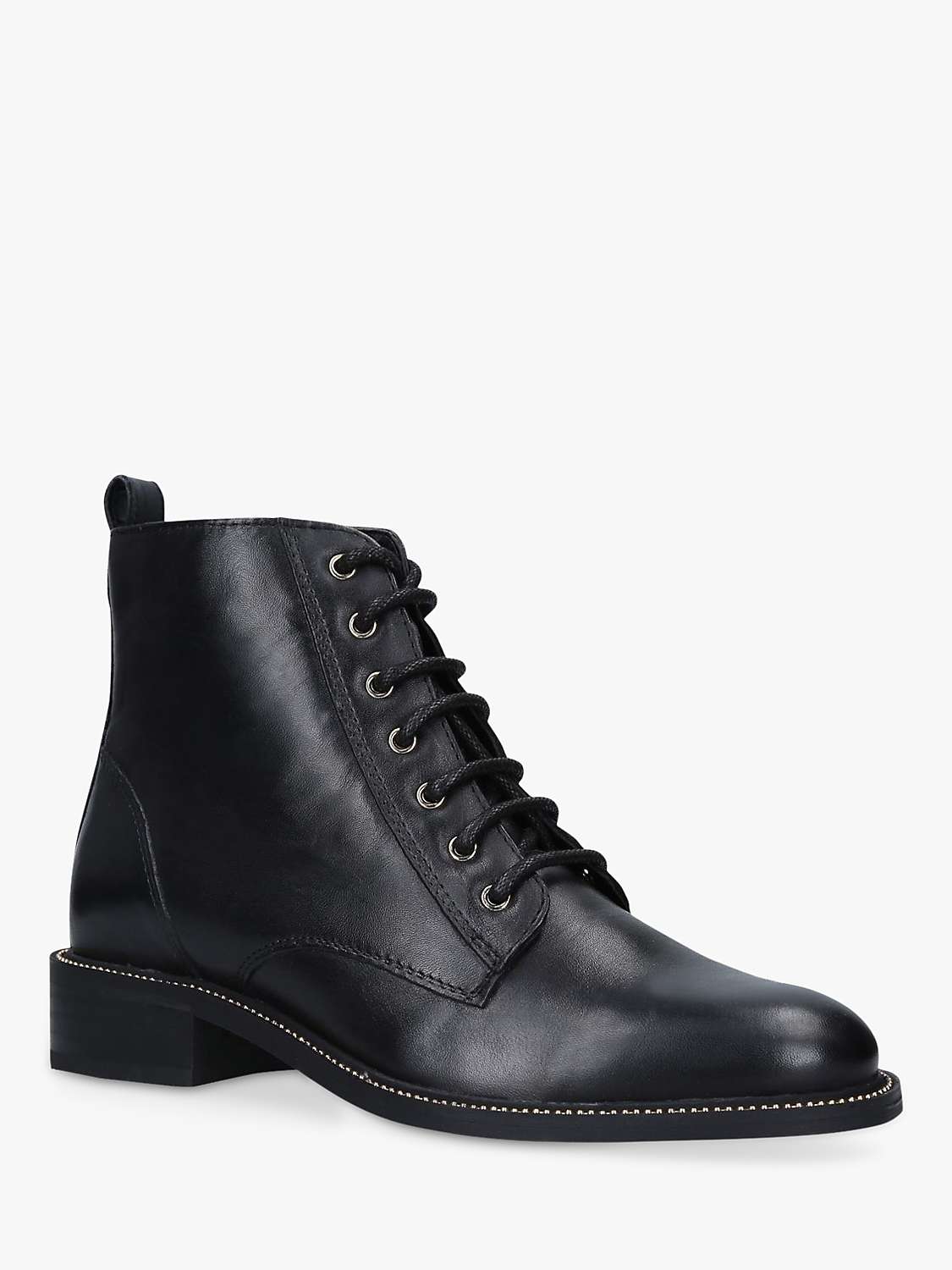 Buy Carvela Spike Stud Detail Leather Ankle Boots Online at johnlewis.com