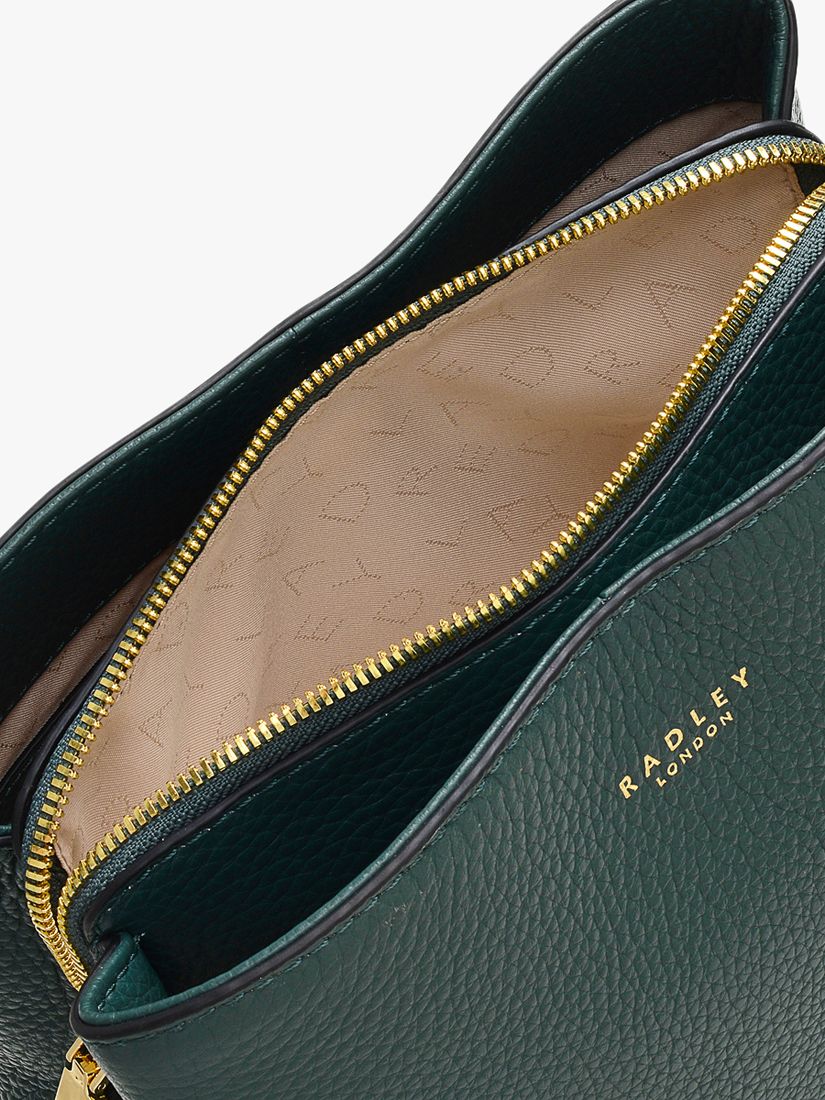 Radley Dukes Place Leather Shoulder Bag, Cedar at John Lewis & Partners