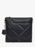 Radley Pockets Geo Quilted 2.0 Leather Handbag, Black